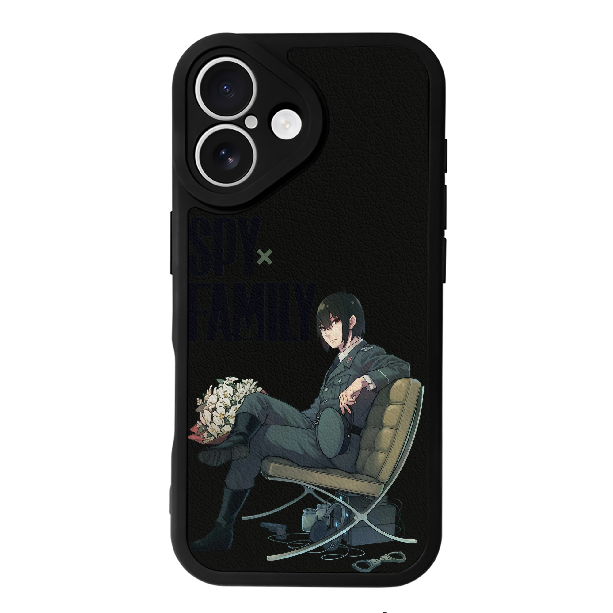 （画像用） SPY×FAMILY间谍家家酒 【iPhone 16シリーズ対応】シリコンスマホケース（レザー調） 材質：シリコン
